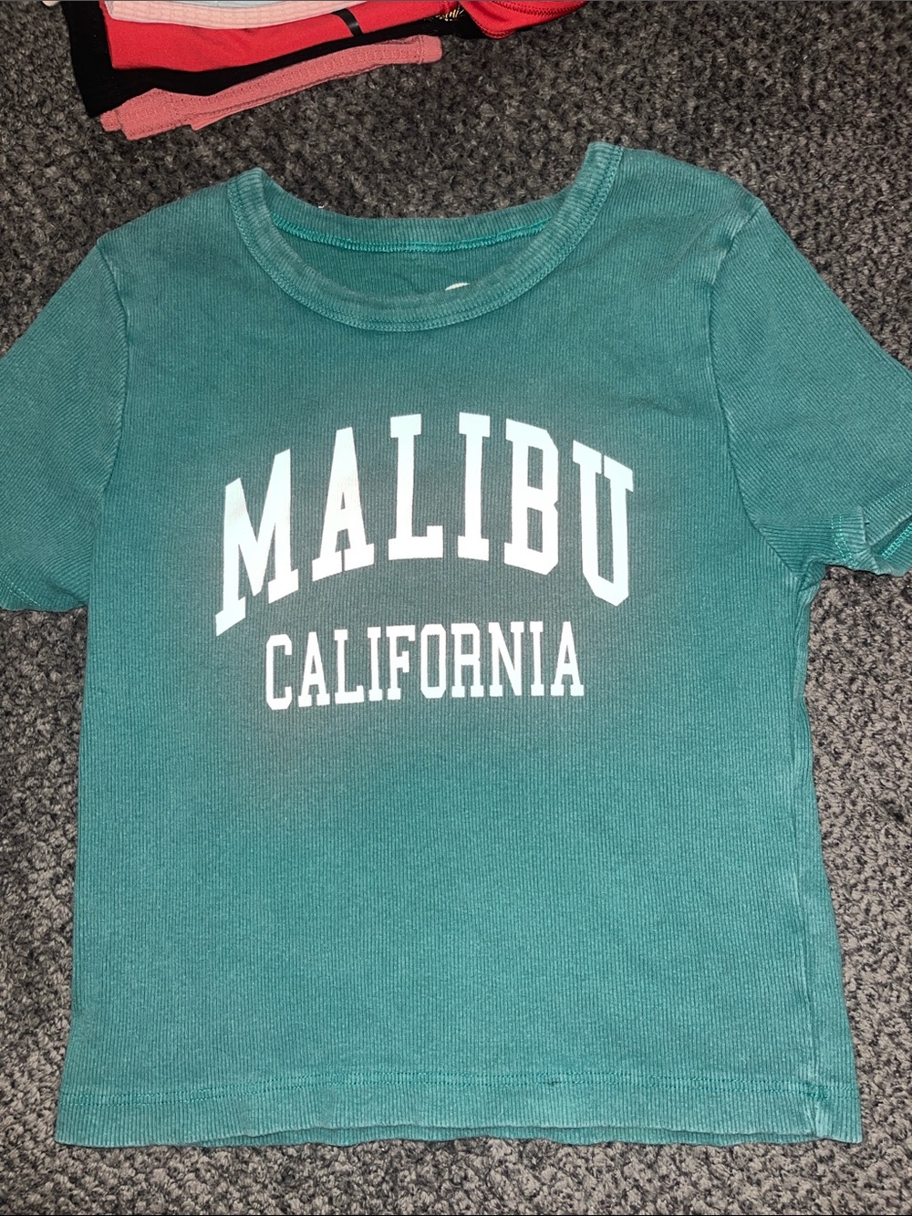 Malibu California Kids Short Sleeve Tee - Teal